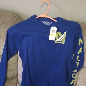Nautica Kids Blue Long Sleeve Shirt